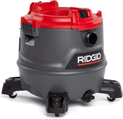 Miniatura 10 de RIDGID 62723 Rojo RT1600 Aspiradora húmeda/seca de 16 galones, gris oscuro y rojo