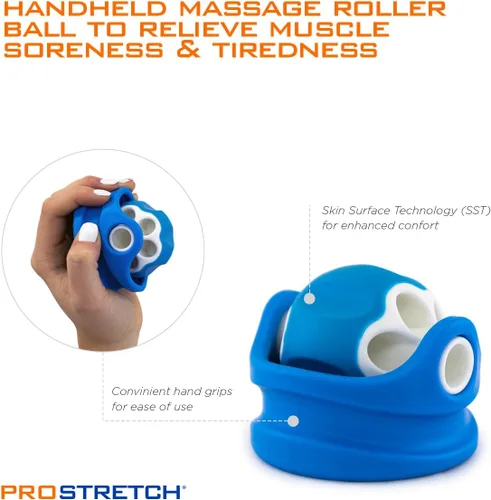 Miniatura 2 de ProStretch Rodillo de bola de masaje manual Junior+ para alivio de fascitis plantar y terapia de tejido profundo