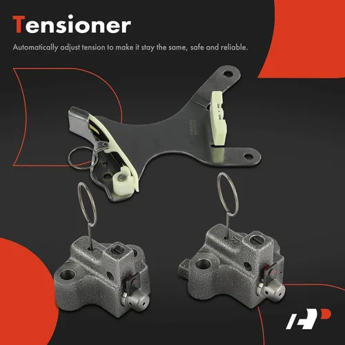Miniatura 6 de A-Premium Kit de cadena de distribución de motor de 14 piezas con piñón, tensor y guía [compatible con SOHC, V6 3.7L] compatible con Dodge Ram 1500
