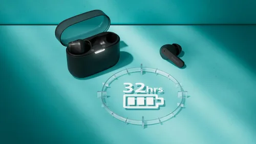 Miniatura 5 de Auriculares inalámbricos Philips T2000, auriculares Bluetooth 5.4 con 4 micrófonos para llamadas claras, aumento de graves dinámico, 32 horas