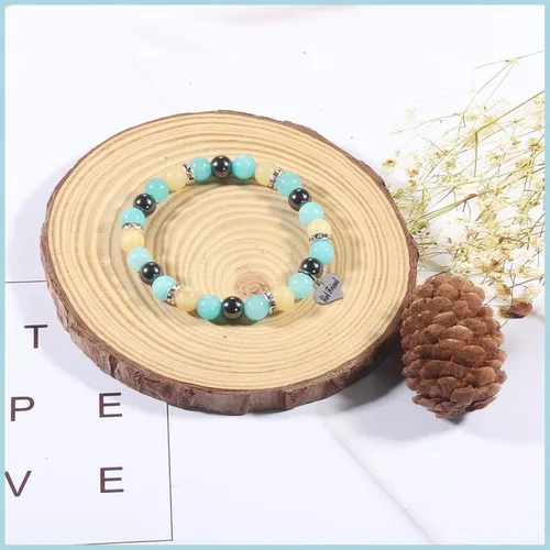 Miniatura 3 de Junyovin Bracelet for Women Inspirational Birthday Thanksgiving Christmas Mother's Day Valentines Appreciation Natural Stone Bracelets Gifts for Mom