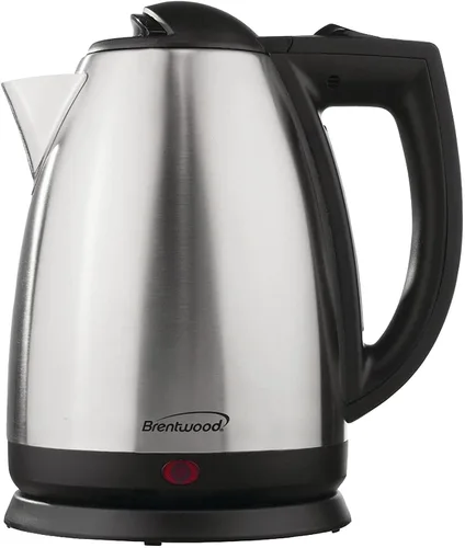 Brentwood KT-1800 2L Hervidor eléctrico inalámbrico de acero inoxidable
