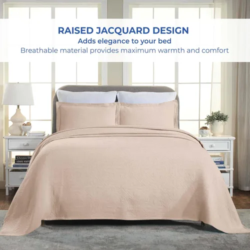 Miniatura 5 de Superior Juego de colcha de algodón de 2 piezas, diseño de círculos celtas, decoración de cama para el hogar, 1 funda de almohada, manta