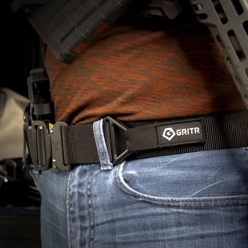 Miniatura 5 de GRITR Belt w/Quick Release Buckle - Nylon Heavy Duty Adjustable EDC Web Belt for Work, Construction, Hiking