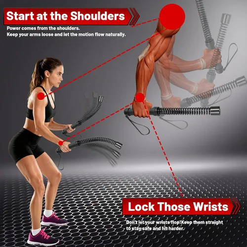 Miniatura 3 de Cuerdas de batalla inalámbricas (paquete de 2) cuerdas de entrenamiento portátiles para entrenamientos HIIT, entrenamiento cardiovascular