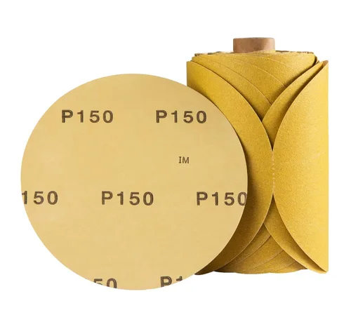 Miniatura 10 de 100 PIEZAS Discos de lija de 6 pulgadas PSA de grano 180 autoadhesivos de respaldo adhesivo para lijadora DA, papel de lija para acabado de madera