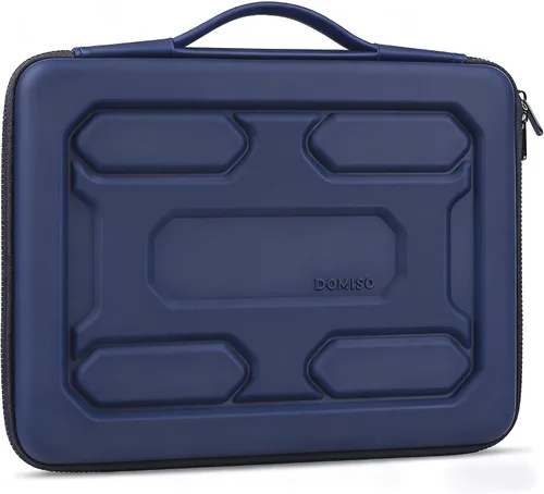 Miniatura 21 de DOMISO Funda para laptop de 13.3 pulgadas con asa, bolsa para computadora a prueba de golpes, funda protectora impermeable EVA para portátiles