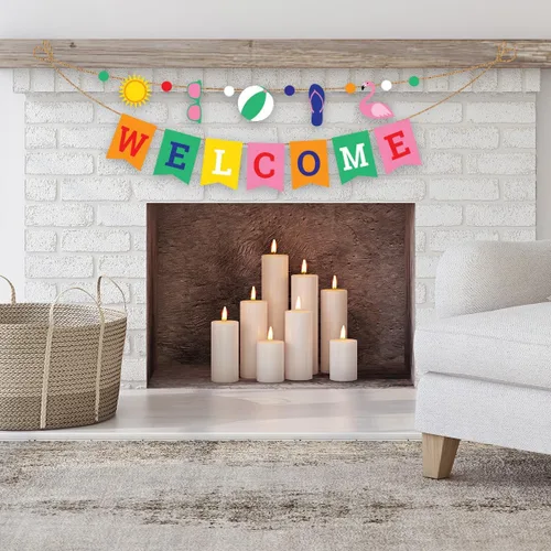 Miniatura 2 de Briarwood Lane Summer Fun Beach String Banner Welcome 60" W