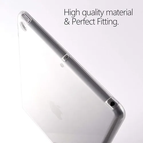 Miniatura 3 de iCoverCase Funda transparente para iPad mini 5, funda protectora flexible de TPU suave transparente ultrafina para iPad mini 5 de 7.9 pulgadas