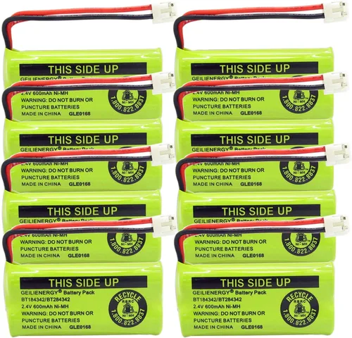 Miniatura 9 de Baterías inalámbricas recargables de 2.4 V compatibles con AT&T/Lucent BT-18433 BT-184342 BT-28433 BT-284342 BT-6010 BT-8000 BT-8001 BT-8300 Empire