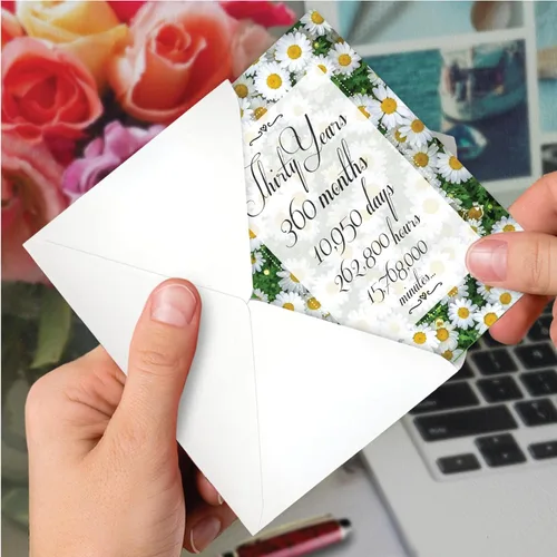 Miniatura 6 de NobleWorks Tarjeta de felicitación de 30 aniversario (compañero de trabajo) con sobre de 5 x 7 pulgadas para hombres, mujeres (1 tarjeta), cuenta