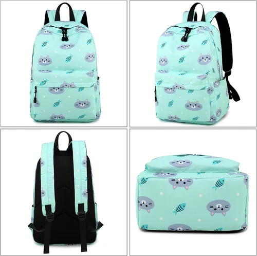 Miniatura 3 de Abshoo mochila ligera infantil de unicornio bolsa para la escuela bolsa para niñas