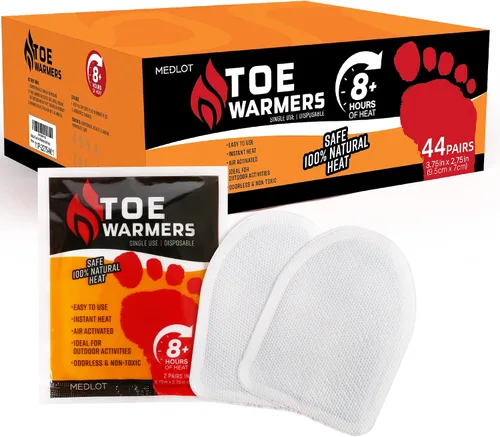 Miniatura 6 de Calentadores de pies para dedos, 22/44 pares, calentadores adhesivos activados por aire para zapatos y botas