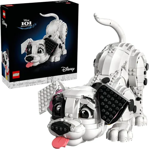LEGO Disney - Juego de construcción de cachorros de 101 dálmatas para adultos, kit coleccionable de bricolaje para fanáticos de las películas a
