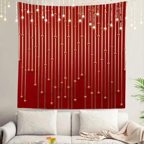 Miniatura 141 de Shrahala Tapiz de pared azul brillante, acuarela azul degradado para colgar en la pared, tapiz grande decorativo de fibra de poliéster, dobladillo