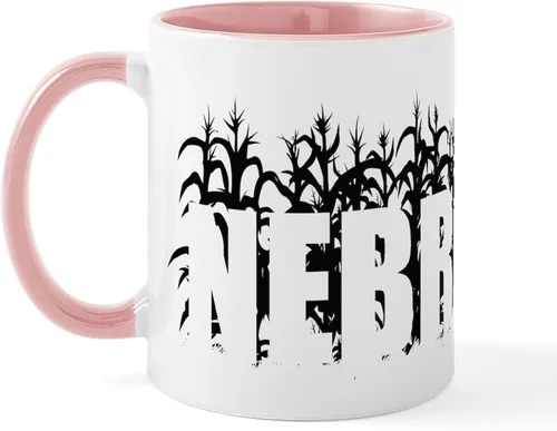 Miniatura 48 de CafePress I Love Nebraska Taza de café de cerámica de 11 oz (11.0 fl oz)