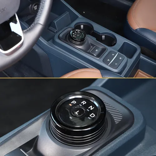 Miniatura 7 de CHEAYAR Botón de interruptor de cambio de marchas Anillo de tapa de guarnición Compatible con Ford Maverick 2022, Cubierta de pomo de cambio