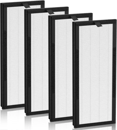 Miniatura 10 de Filtro de repuesto HEPA para purificador de aire VEVA 8000 Elite Pro Series, 2 filtros HEPA y 8 prefiltros de carbón activado de primera calidad 2