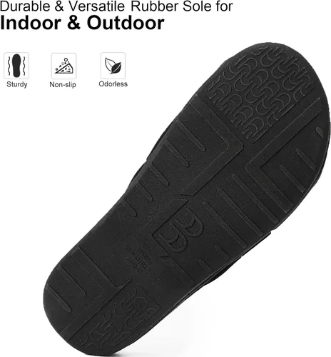 Miniatura 6 de Cómodas pantuflas de espuma viscoelástica para hombre