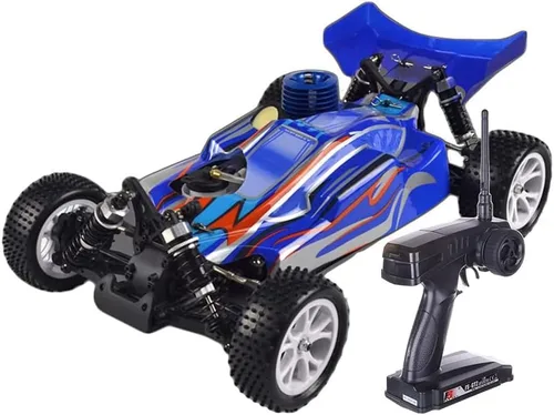 Coche RC 4WD 60KM/H Vehículo RC todoterreno de alta velocidad con motor Nitro, camión de escalada con control remoto de 2.4G para adultos, con