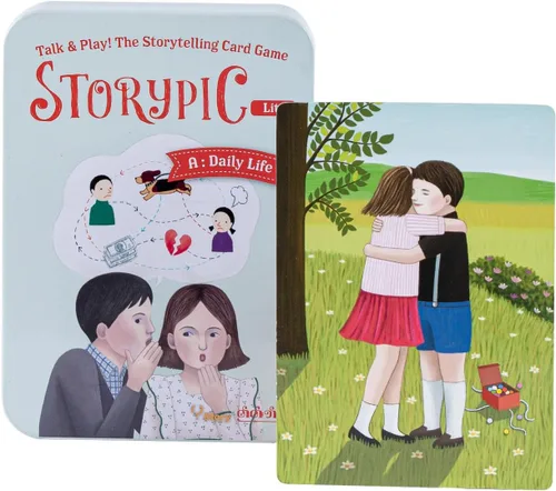 Storypic] Storypic Lite, tarjetas de narración, herramienta para crear historias agradables, versatilidad de uso, tarjetas de alfabetización de