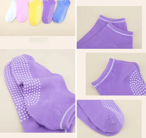Miniatura 5 de Calcetines de yoga antideslizantes para mujer, yoga y pilates