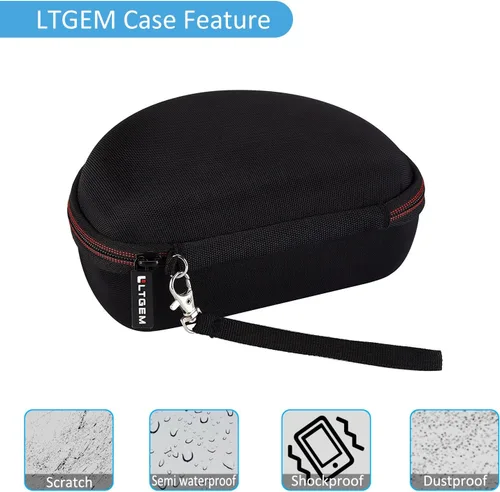 Miniatura 8 de LTGEM - Funda compatible con auriculares Sony MDR7506 Professional de diafragma grande, color negro (solo funda)