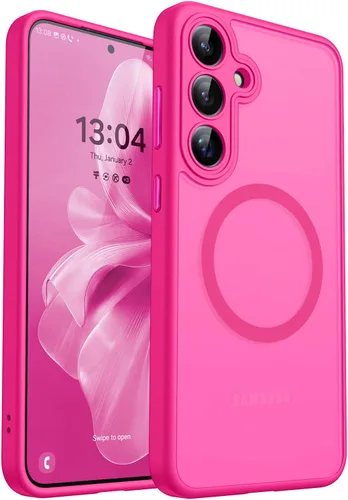 Miniatura 19 de CANSHN Funda diseñada para Samsung Galaxy A16-5G [protección completa de la cámara] [compatible con Magsafe] funda protectora trasera translúcida