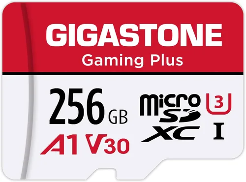 【Solo para Switch 1】Tarjeta micro SD GIGASTONE de 256 GB, Gaming Plus, tarjeta de memoria MicroSDXC para Nintendo-Switch 1, Steam Deck, grabación de