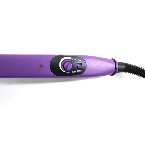 Miniatura 4 de JR611-Purple-C Set" - Herramienta de termostato de extensión de cabello de fusión PTC de hierro sin rastro, alicates de calefacción, conector