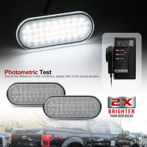 Miniatura 2 de Luces LED para Caja de Camioneta Compatibles con F150 15-20, Rap'tor F250 F350 F450 Super Duty Pickup Camioneta 17-21, Kit de Luces LED Blancas