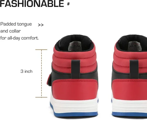 Miniatura 4 de DREAM PAIRS Tenis de baloncesto para niños y niñas
