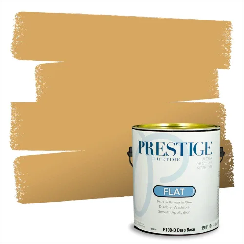 Miniatura 187 de PRESTIGE Paints Exterior Paint and Primer In One, 1-Gallon, Satin, Comparable Match of Benjamin Moore* Royal Linen* 931BM-PCM
