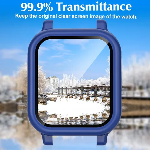 Miniatura 6 de Paquete de 3 fundas protectoras compatibles con Gabb Watch 3/3e - Cubierta rígida de policarbonato con protector de pantalla de vidrio templado
