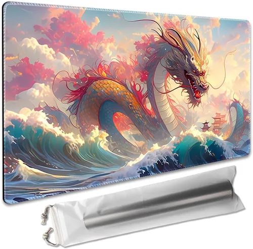 Miniatura 7 de Tapete de Juego de Mesa Premium de 24x14 pulgadas TCG Compatible con OCG CCG RPG MTG Tapetes de Juego, Alfombrilla de Ratón Tapete de Escritorio