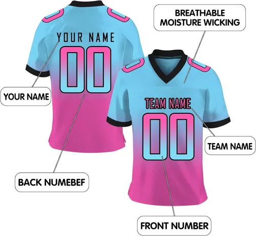 Miniatura 2 de Camiseta de fútbol personalizada, número de nombre del equipo impreso para jóvenes, mujeres, hombres, camiseta de fútbol personalizada
