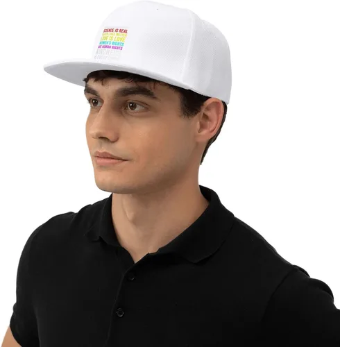 Miniatura 36 de Pride Flag in This House We Believe Science is Real Black Lives Matter Baseball Hats for Men Dad Hat,Black