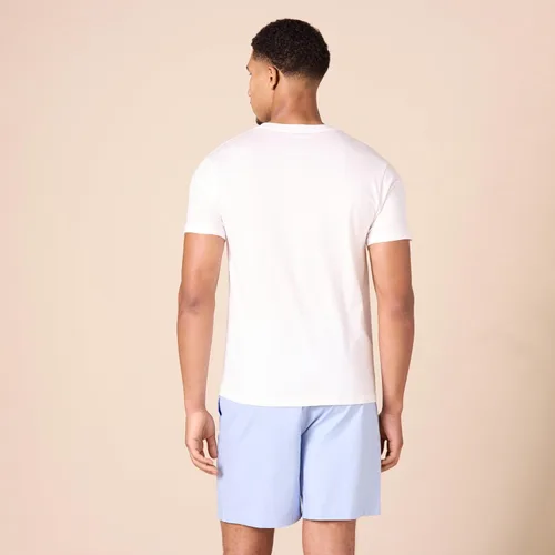 Miniatura 3 de Tienda Essentials Camiseta interior con cuello en V para hombre, transpirable, de algodón, paquete de 6