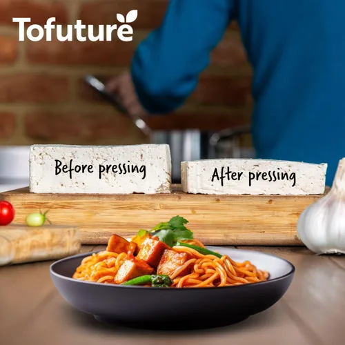 Miniatura 5 de Tofuture Tofu Press La prensa original y mejor para tofu. Elimina fácilmente y rápidamente el agua del tofu para mejorar el sabor y dar una textura