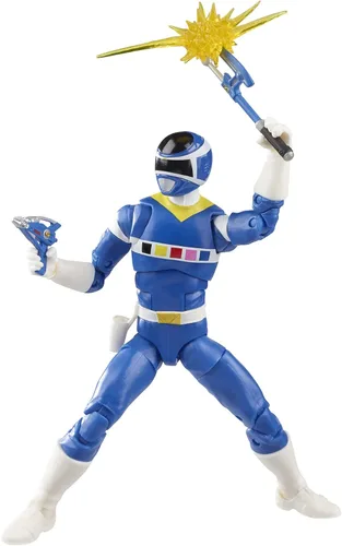 Miniatura 4 de Power Rangers Lightning Collection in Space Blue Ranger Vs. Silver Psycho Ranger, paquete de 2 figuras de acción coleccionables de 6 pulgadas