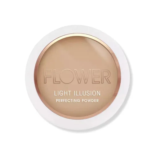 Miniatura 8 de FLOWER Beauty By Drew Barrymore Light Illusion Perfecting Powder - Base en polvo + polvo fijador para maquillaje - Cobertura media construible