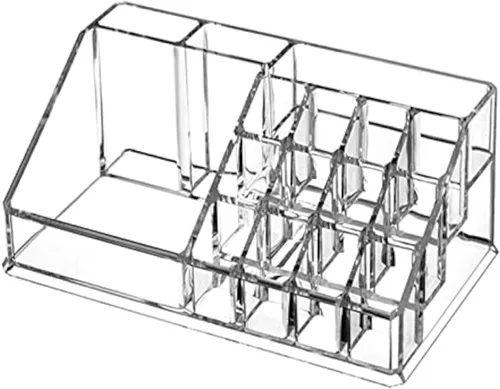 Miniatura 5 de Almohadillas cuadradas de algodón acrílico, soporte para hisopos, organizador de hisopos de gasa, dispensador de Q-tip para almacenamiento