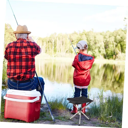 Miniatura 2 de WOONEKY Taburete plegable multifuncional al aire libre silla para camping, pesca, jardín, viajes y picnic