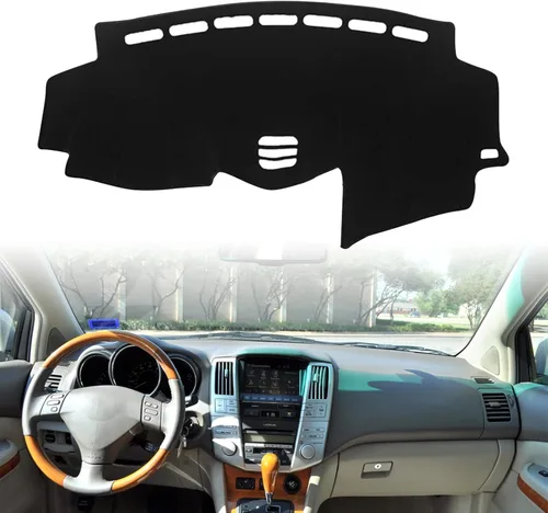 Miniatura 8 de Cubierta para tablero de salpicadero, alfombrilla para 1998-2010 VW Volkswagen Beetle (Negro con borde)