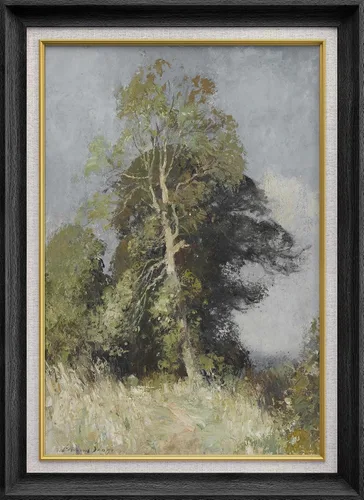 Miniatura 30 de SIGNWIN Arte de marco de alta calidad, elegante, vintage, ilustraciones de dibujo de árbol, arte fino, arte tradicional icónico para sala de estar