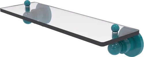 Miniatura 12 de Allied Brass AP-1/16 Astor Place - Estante de cristal con bordes biselados, color negro mate Mate negro