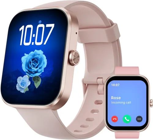 Miniatura 7 de BLUELOVER Reloj inteligente para hombre y mujer, 1.9 pulgadas, reloj deportivo para mujer, con llamadas y mensajes/frecuencia cardíaca/ciclo
