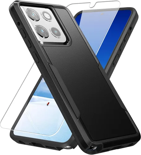 Miniatura 24 de Funda para Moto G Stylus 5G 2022, con Protector de Pantalla, [Probada contra Caídas de Grado Militar] Funda Protectora de Servicio Pesado Resistente