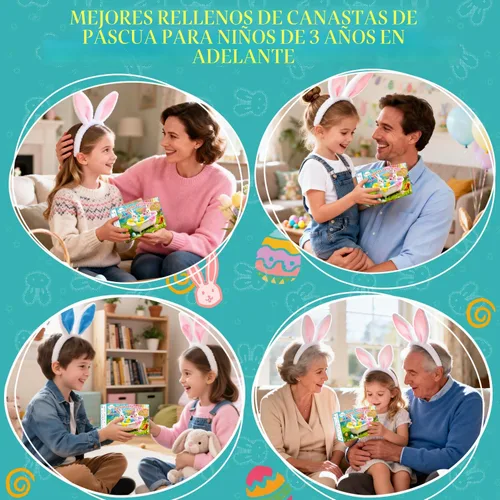 Miniatura 8 de Bombas de baño de pociones de Pascua para niños con juguetes sorpresa en el interior, rellenos de cesta de Pascua para adolescentes, paquete de 4