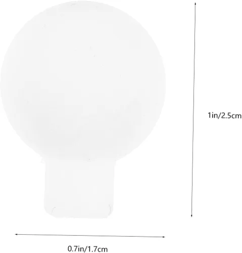 Miniatura 9 de DOITOOL 100 piezas de accesorios de hadas de cadena Miniture Decoración Mini lámpara pantalla pantalla pantalla reemplazo bombilla cubierta luces